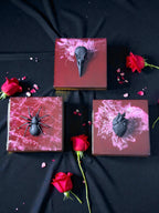 3D Resin Wall Art Triptych – Conceptual Sculpture Set